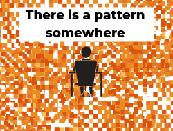 there is a pattern somewhere